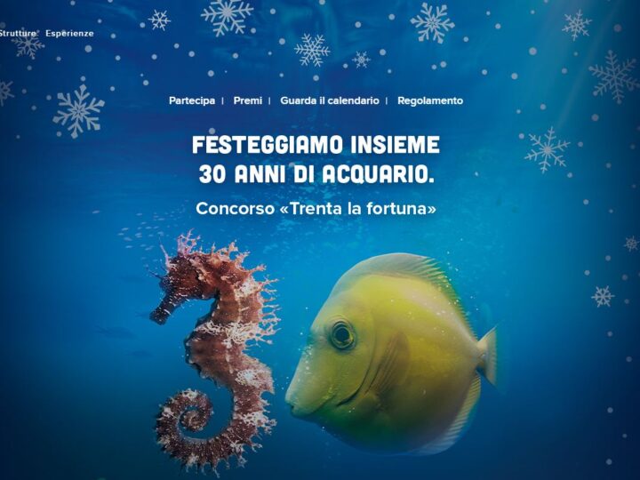 Acquario di Genova, al via il contest online “Trenta la fortuna”