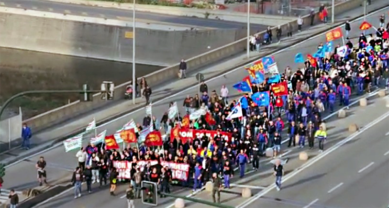 Mobilitazione a Genova: lotta e solidarietà per i lavoratori Ansaldo Energia denunciati